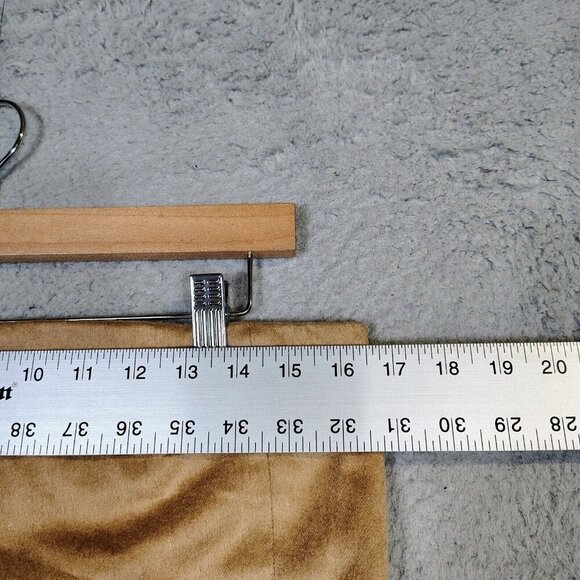 Max Mara Maxi Skirt Women's 8 Beige 100% Camel Leather Modest Minimalist Italy - Picture 6 of 12